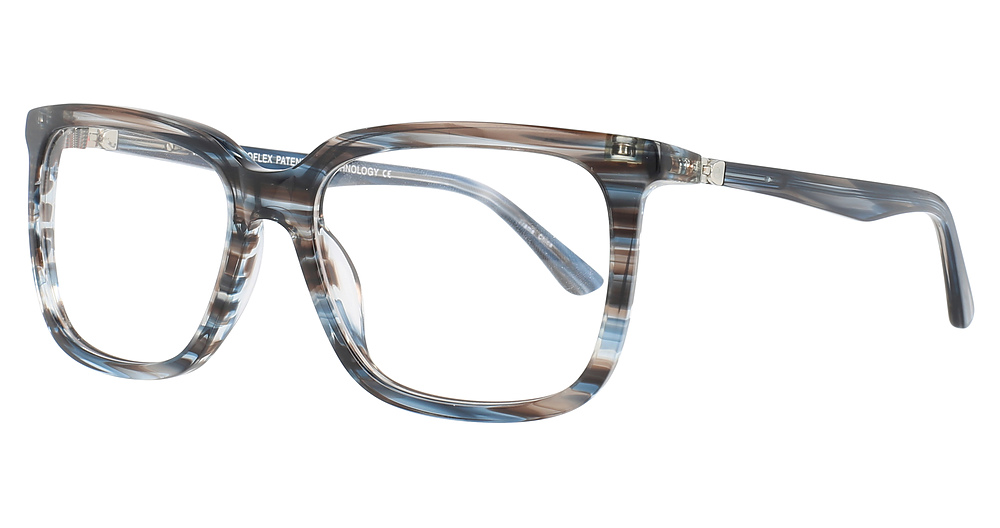 Blue & Brown Marbled