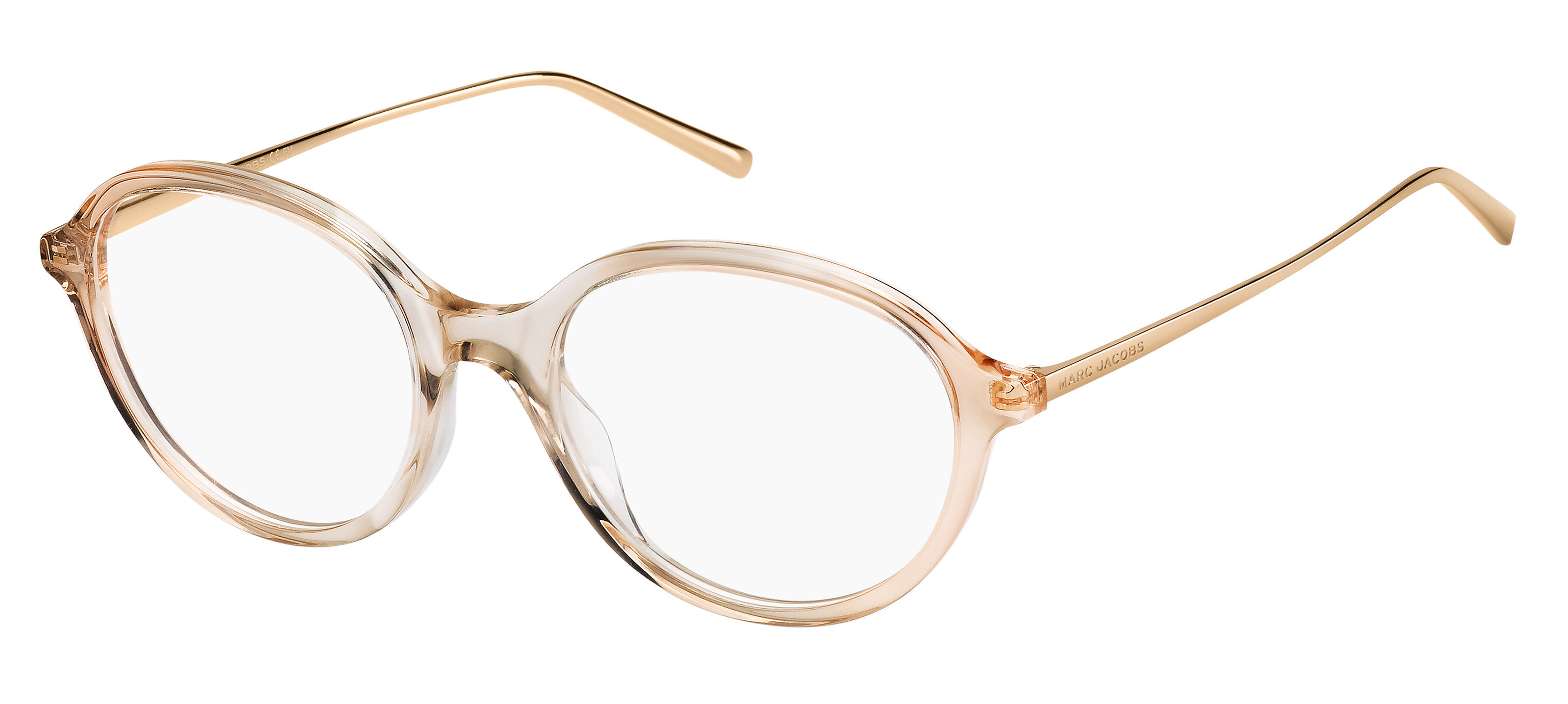 Marc Jacobs Marc 483 round eyeglasses in Peach