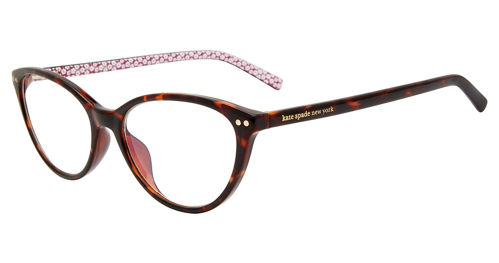 Kate Spade ROANNE/BB cateye eyeglasses in Havana