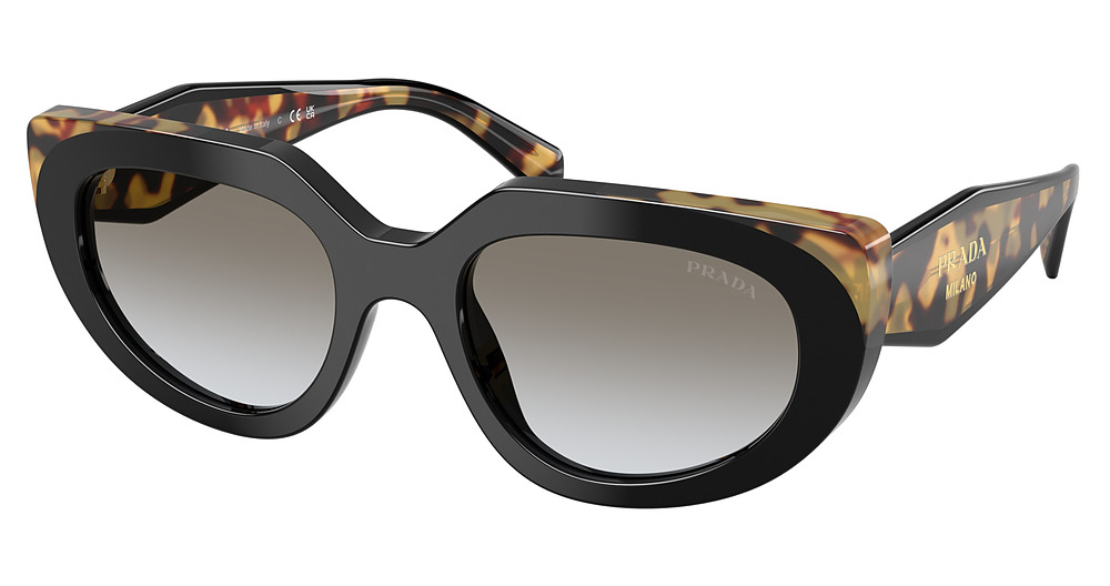 BLACK/MEDIUM TORTOISE / GREY GRADIENT