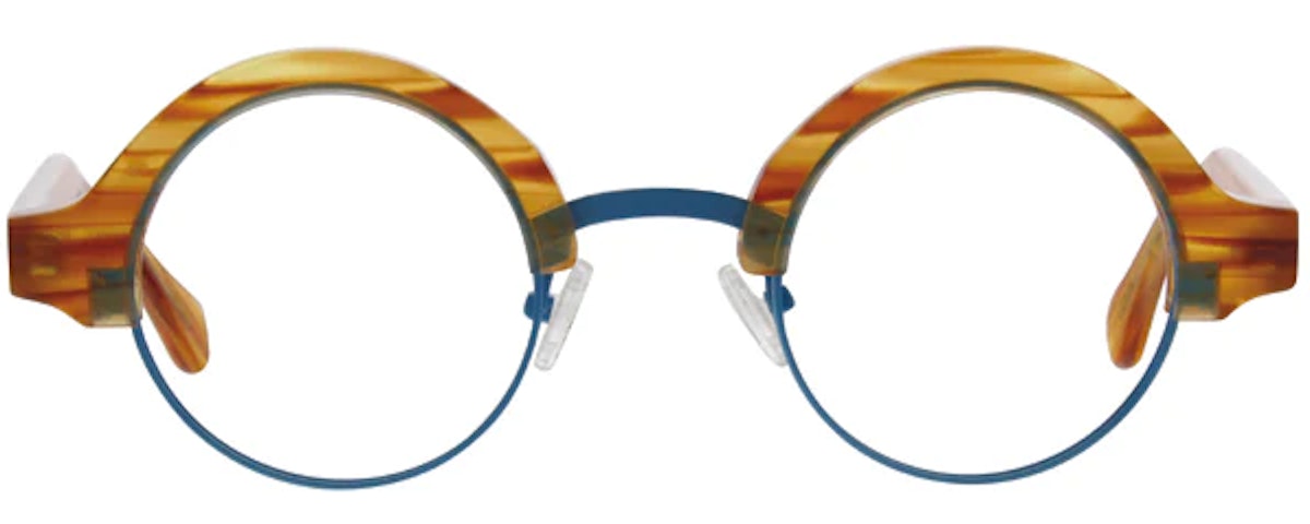 Sunset Tortoise with Blue Rim