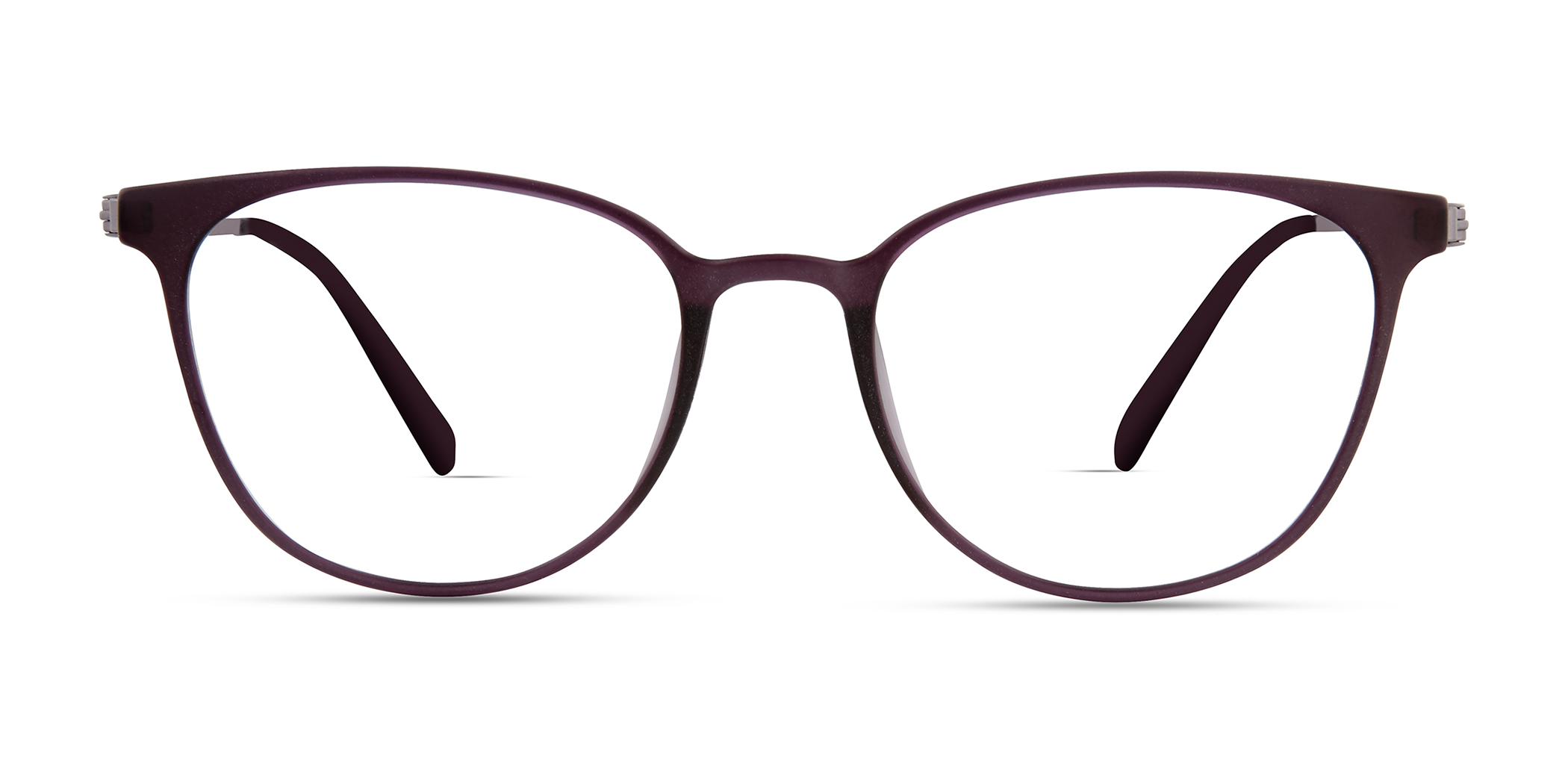 Modo 7000 round eyeglasses in Matte Purple