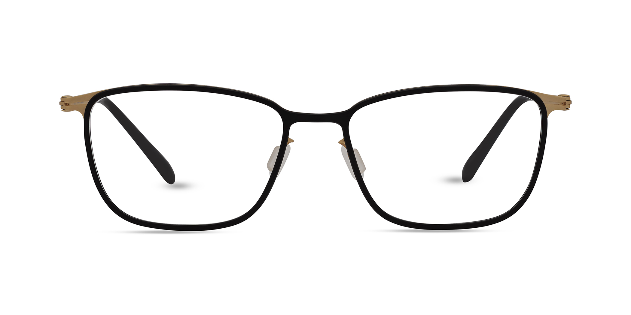 Modo 4413 rectangle eyeglasses in Black/Gold
