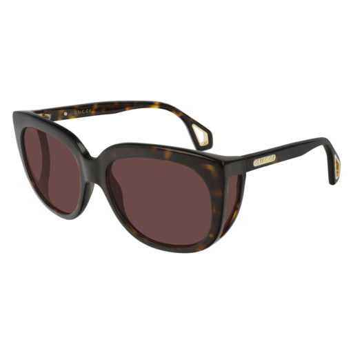 Gucci GG0468S rectangle sunglasses in Havana