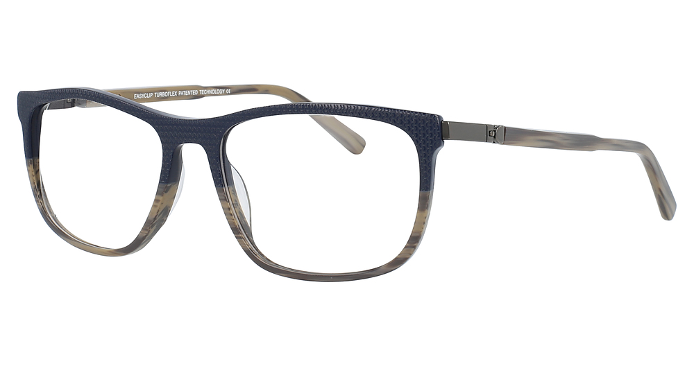 Navy & Grey Marbled