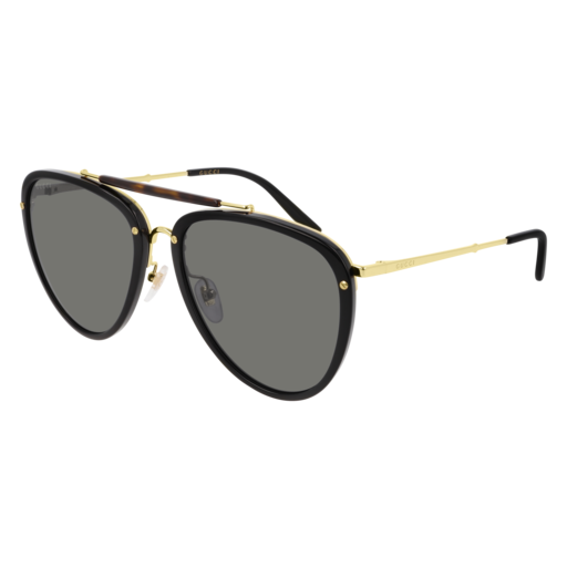 Gucci GG0672S aviator sunglasses in Black