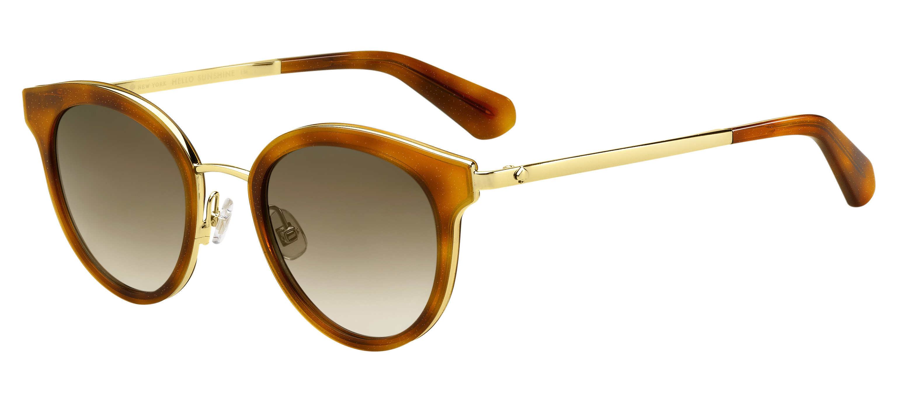 Kate Spade Lisanne/F/S square sunglasses in Dark Havana Gold (Ha Brown Gradient)
