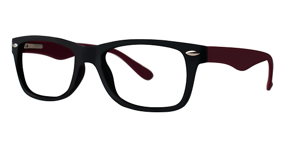 BLACK/BURGUNDY