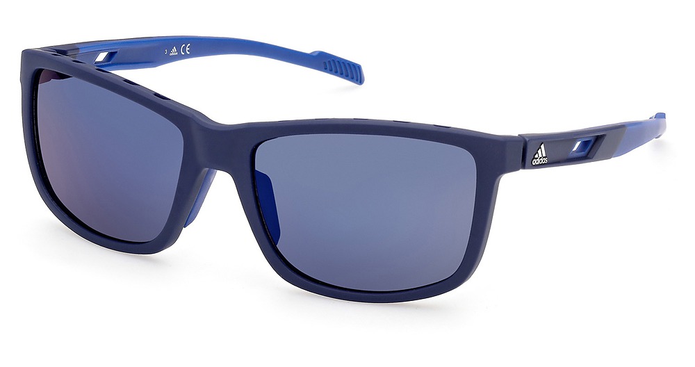 matte blue / blue mirror