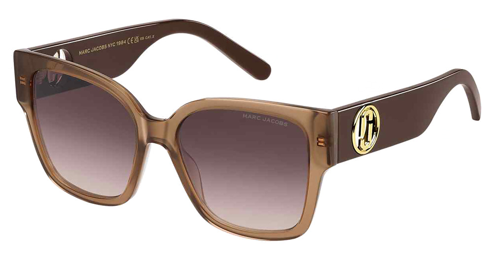 Marc Jacobs MARC 698/S square sunglasses in Brick/Brown Shaded