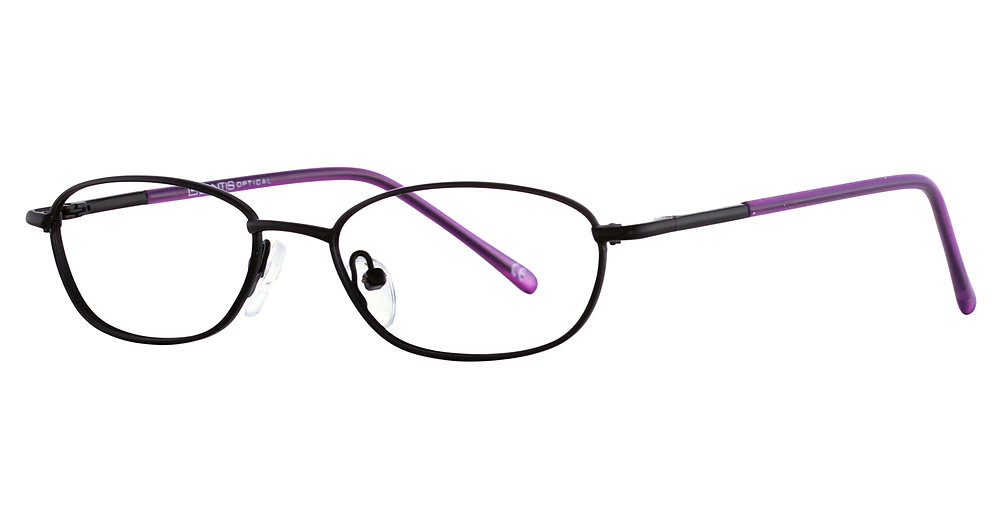 Satin Black/Purple Crystal