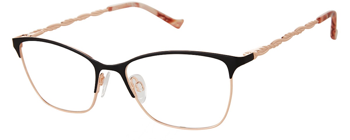 black / rose gold