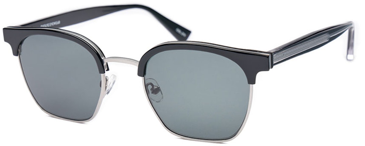 Black w/Crystal over Black