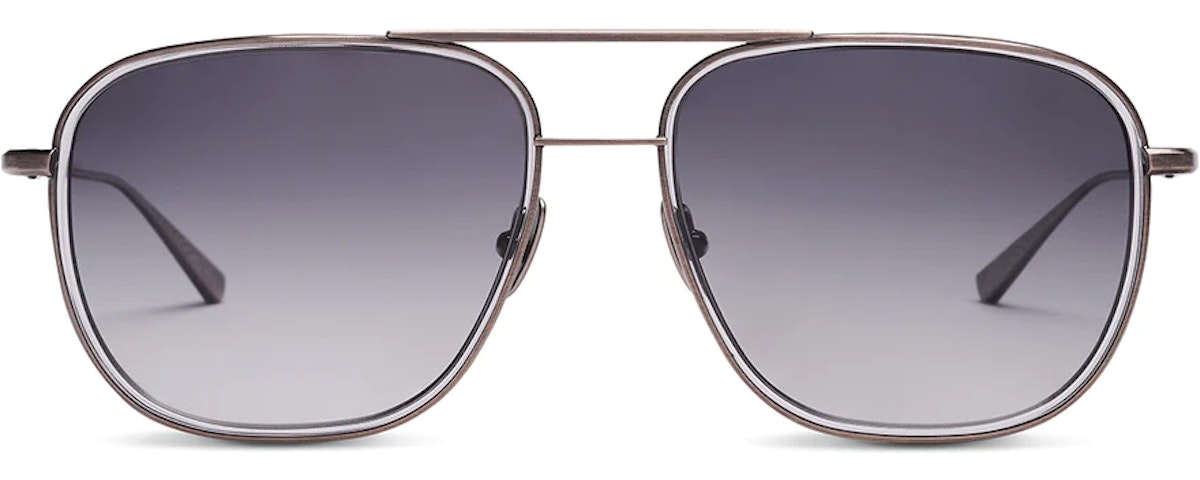 Antique Silver/Smoke Grey | Polarized CR39 Grey Gradient Lens