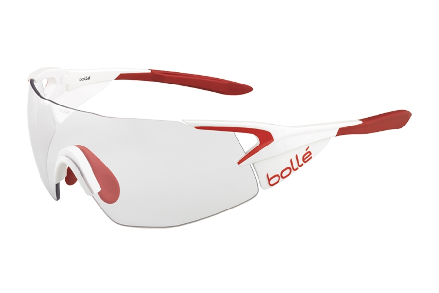 Matte White/Red / Modulator Clear Gray Oleo Af
