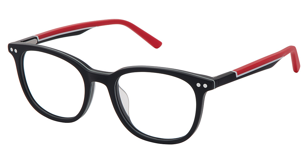 BLACK RED GREY