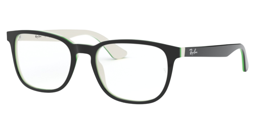 BLACK ON WHITE/GREEN