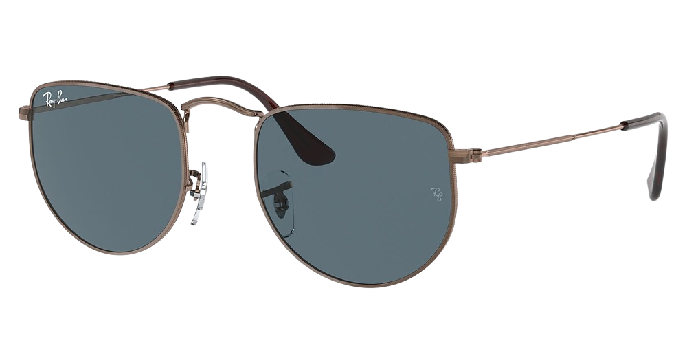 Ray-Ban RB3958 ELON square sunglasses in Antique Copper/Blue