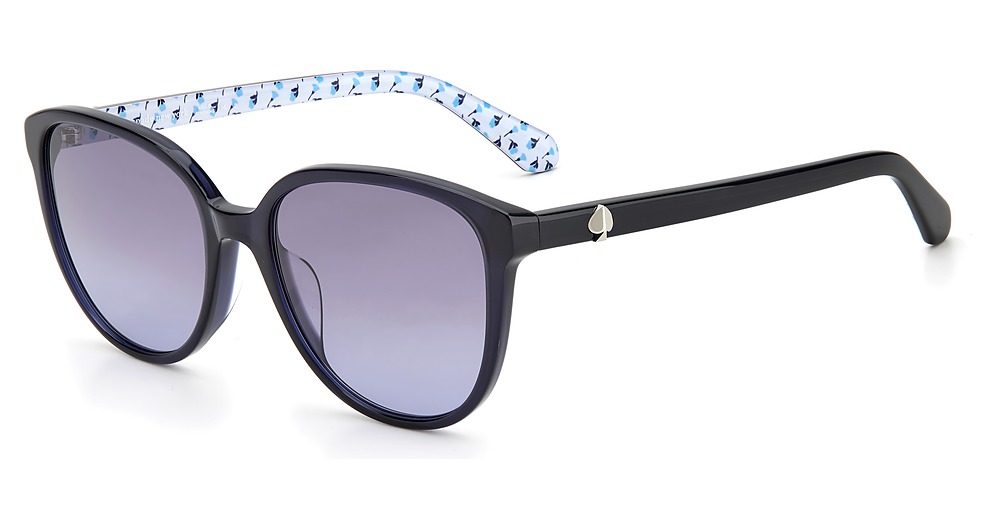 Kate Spade VIENNE/G/S round sunglasses in Blue/Grey Shaded Blue