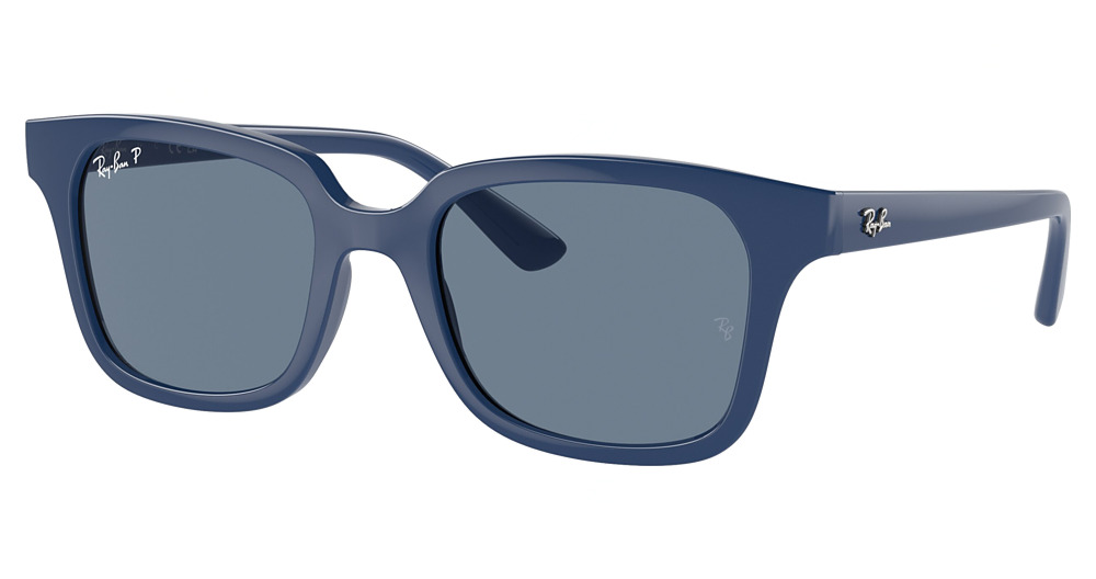 Ray-Ban RJ9071S square sunglasses in Blue/Dark Blue Polarized