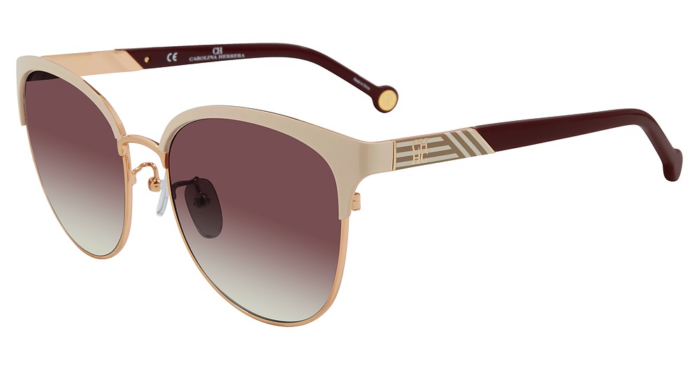 Carolina Herrera SHE119 cateye sunglasses in Beige 02 Am