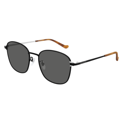 Gucci GG0575SK rectangle sunglasses in Black Black Grey/Grey