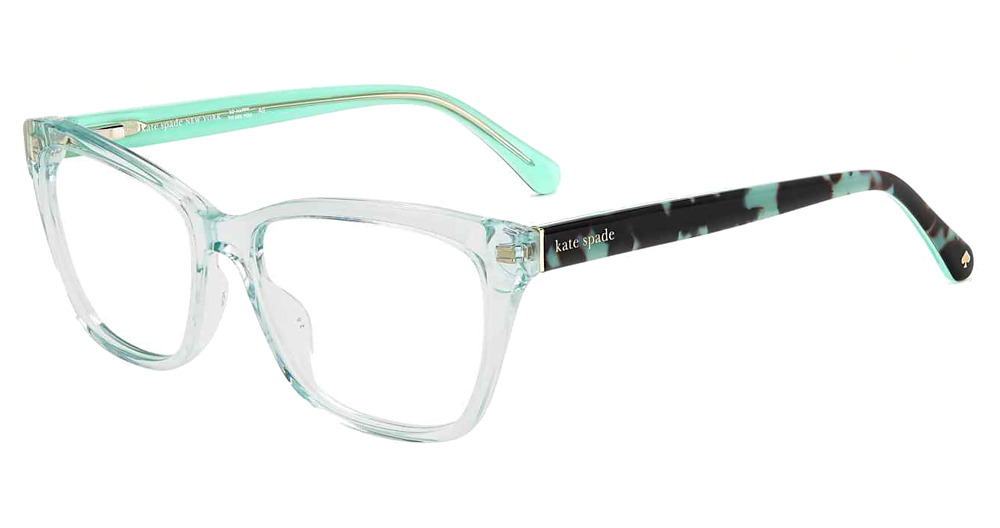 Kate Spade CELESTINE rectangle eyeglasses in Green