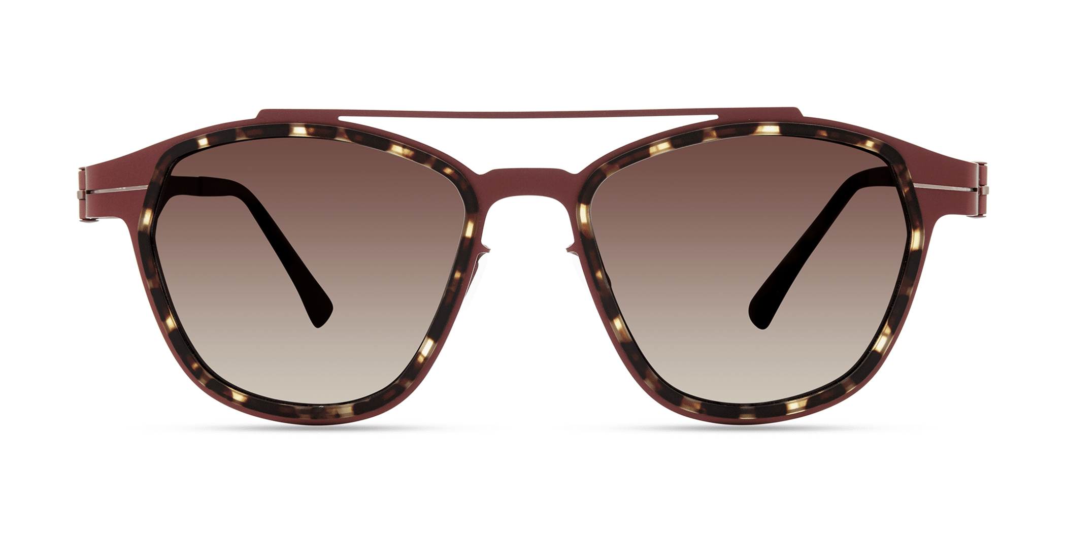 Modo 689 cateye sunglasses in Tortoise/Burgundy