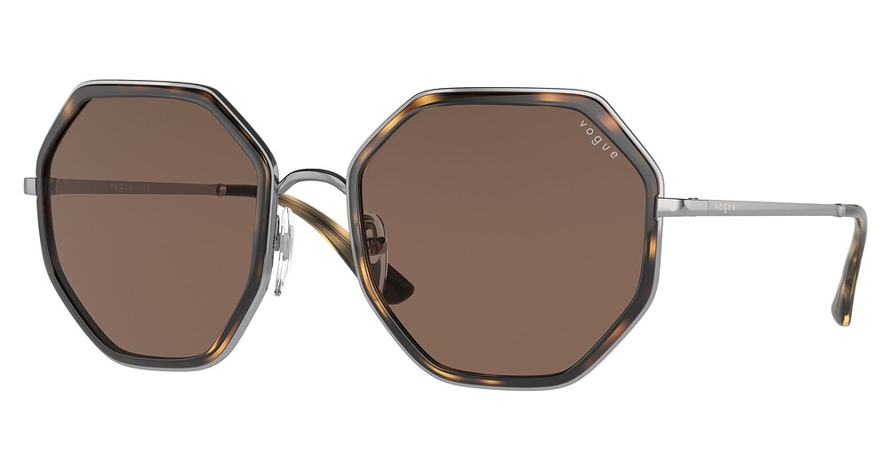 GUNMETAL/HAVANA / DARK BROWN