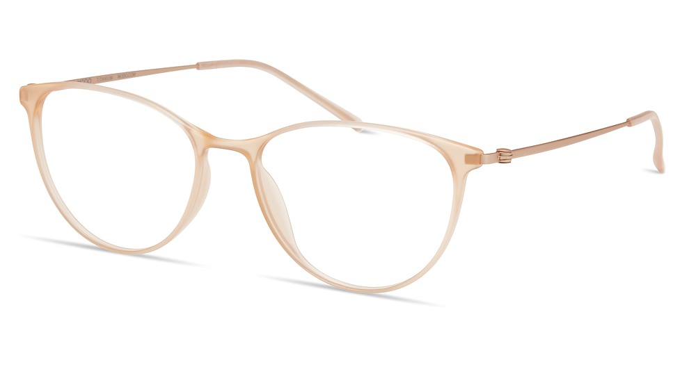 Modo 7035 round eyeglasses in Blush