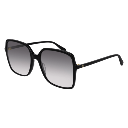 Gucci GG0544S square sunglasses in Black Black Grey/Nylon