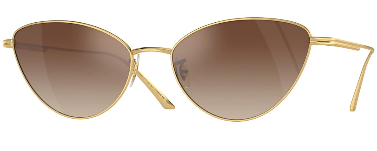 GOLD / DARK BROWN GRADIENT MIRROR