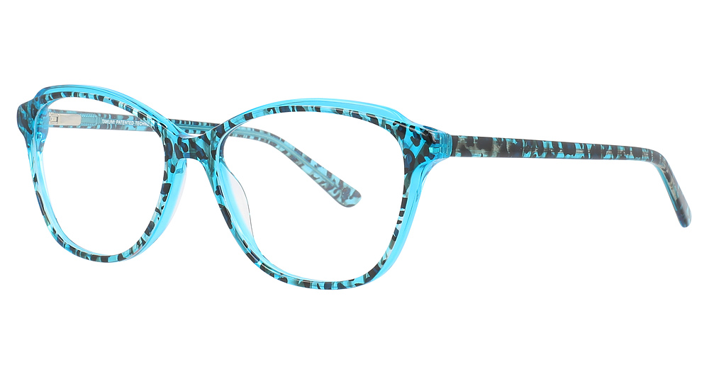 Turquoise Crystal with animal print