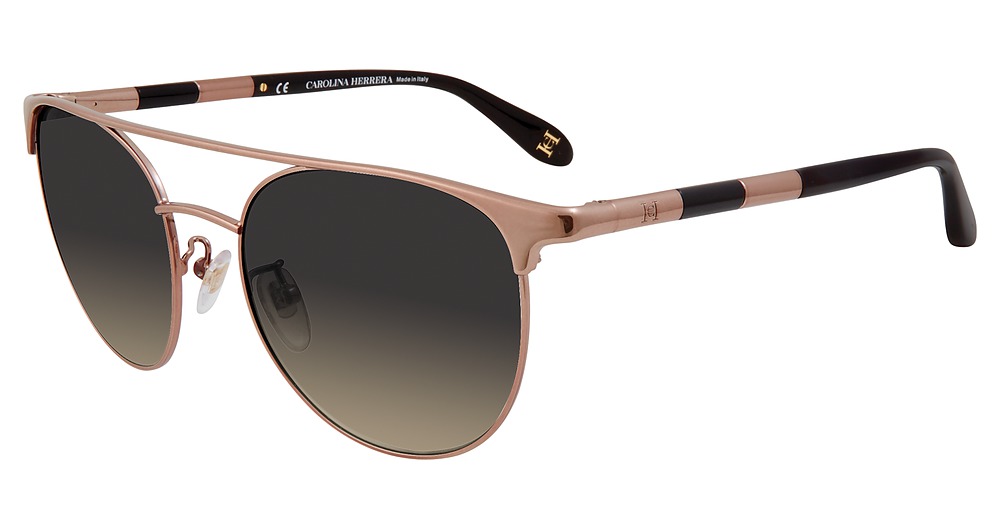 Carolina Herrera SHN051M round sunglasses in Bronze 0640