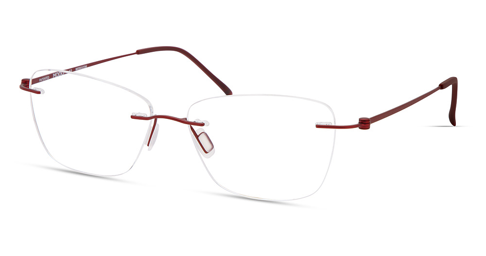 Modo 4642S round eyeglasses in Matte Burgundy