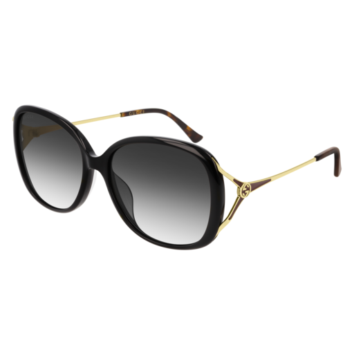 Gucci GG0649SK round sunglasses in Black
