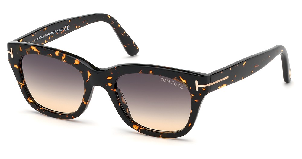 Tom Ford FT0237 square sunglasses in Havana/Other/Gradient Smoke