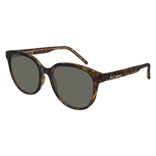 Saint Laurent SL 317 round sunglasses in Havana