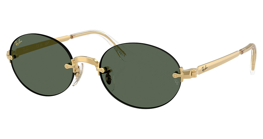 Ray-Ban RB3929 round sunglasses in Arista/Dark Green