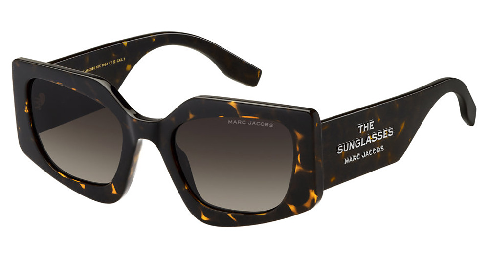 Marc Jacobs MARC 774/S rectangle sunglasses in Havana/Brown Shaded