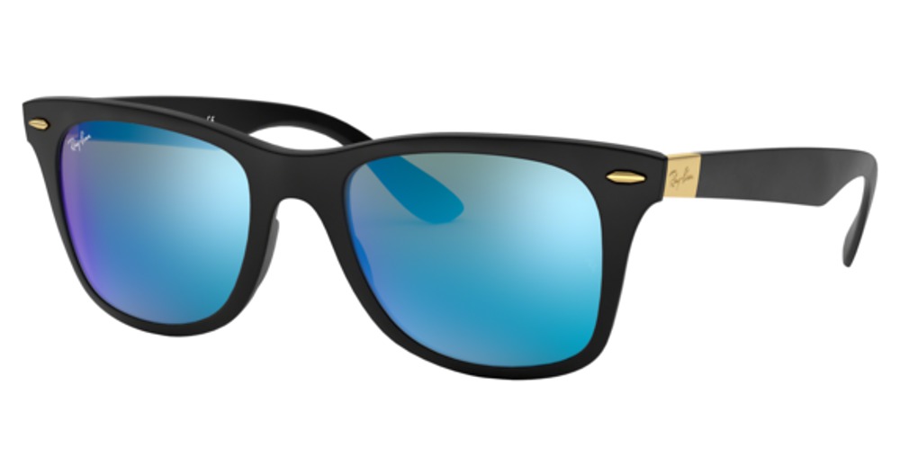 MATTE BLACK / BLUE FLASH
