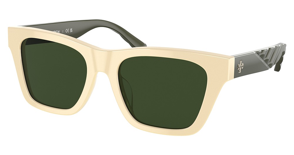 SOLID IVORY / SOLID DARK GREEN