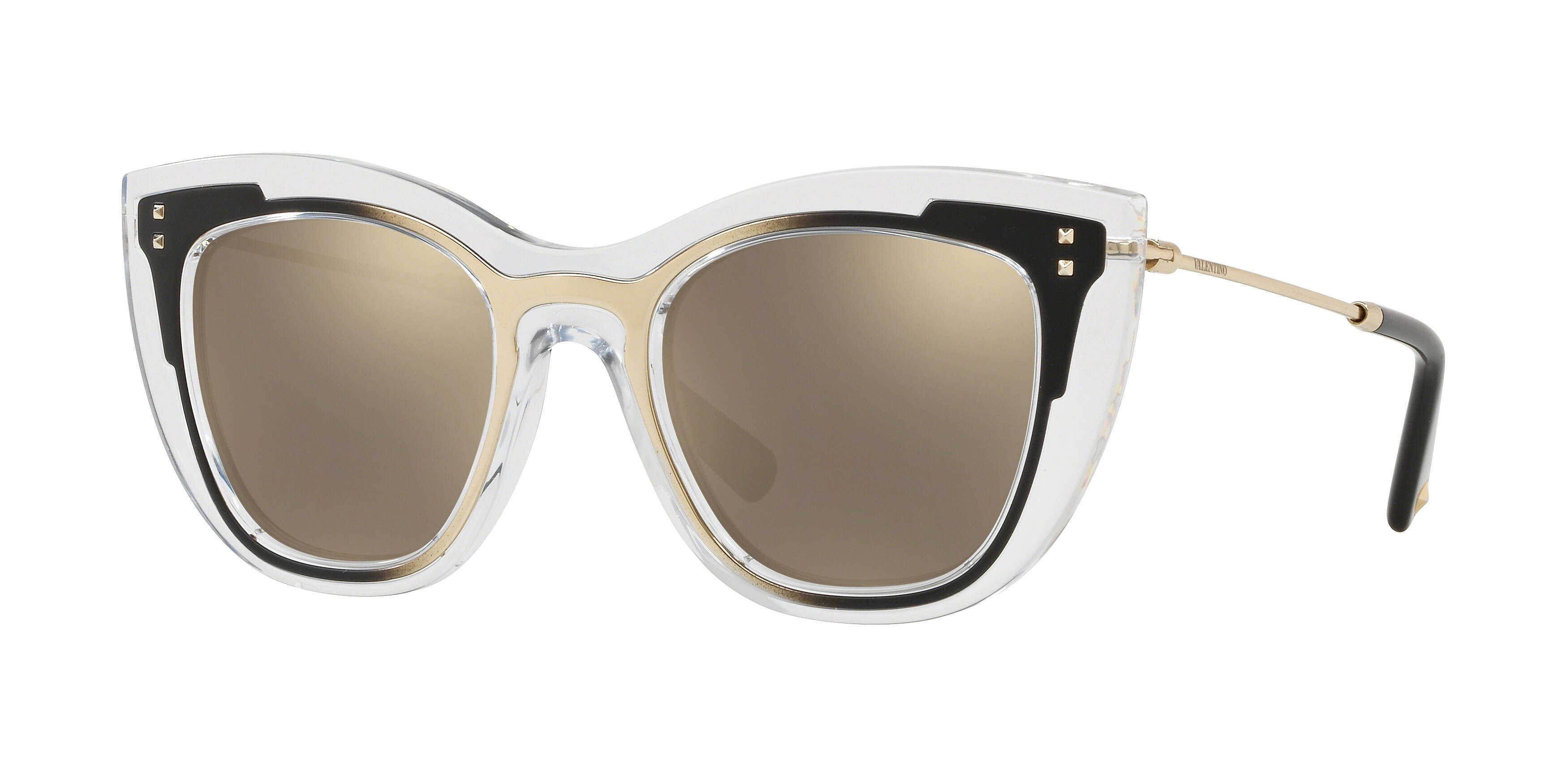 TRASP/LIGHT GOLD MATTE BLACK