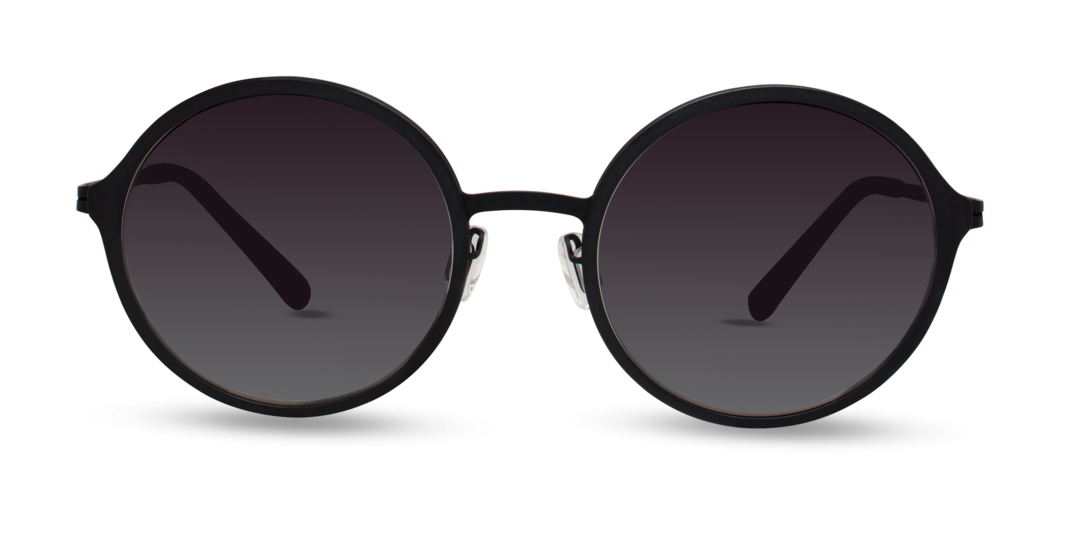 Modo 666 round sunglasses in Black