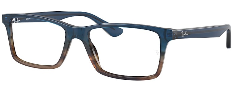 GRADIENT BLUE ON STRIPED