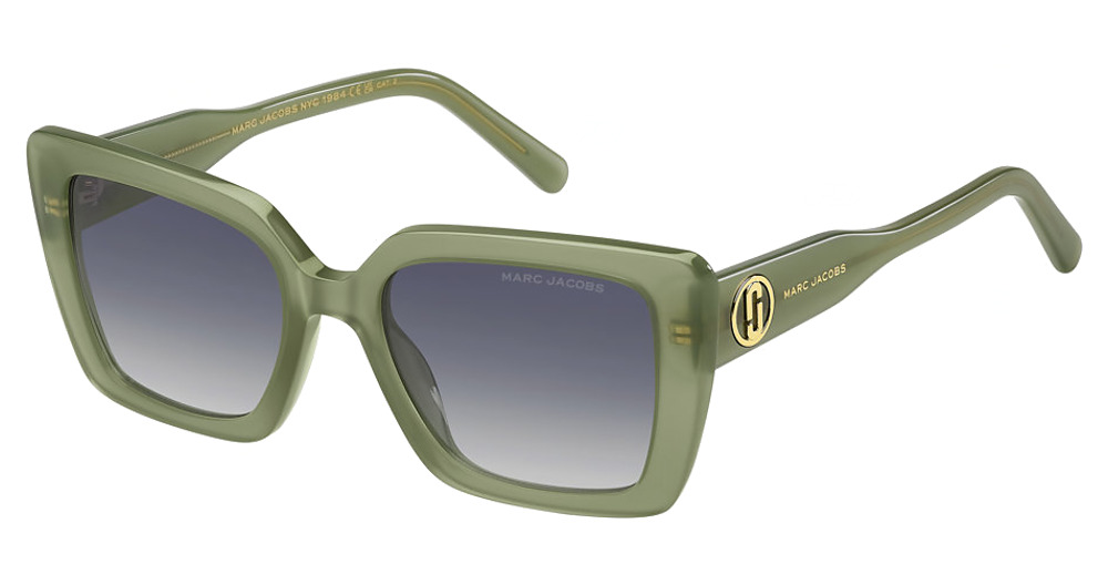 Marc Jacobs MARC 733/S rectangle sunglasses in Green/Grey Azure