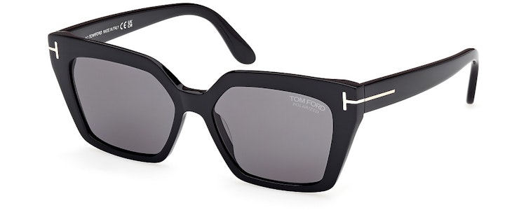 shiny black / smoke polarized