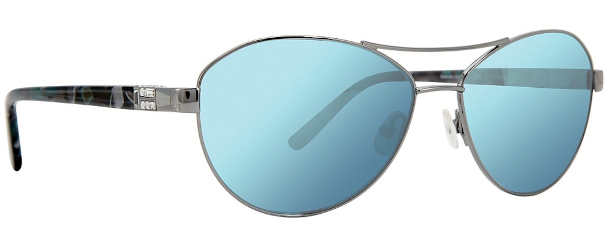 Gunmetal / Blue Flash