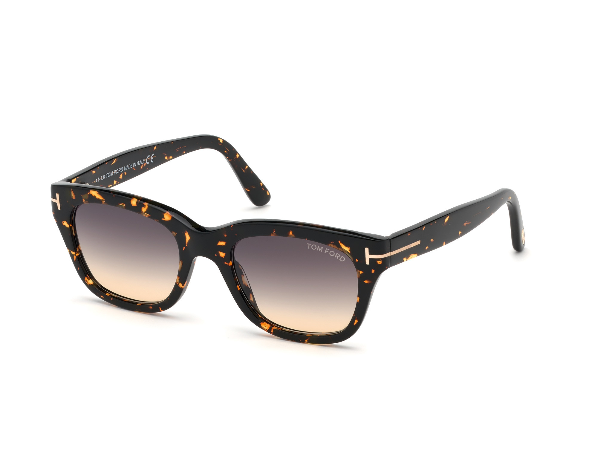 Shiny Dark Havana/ Gradient Smoke-To-Yellow Lenses