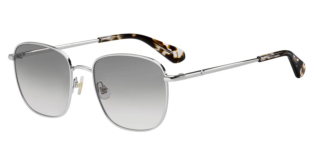 Kate Spade Kiyah/S rectangle sunglasses in Silv Hvna/Dkgray Gradient